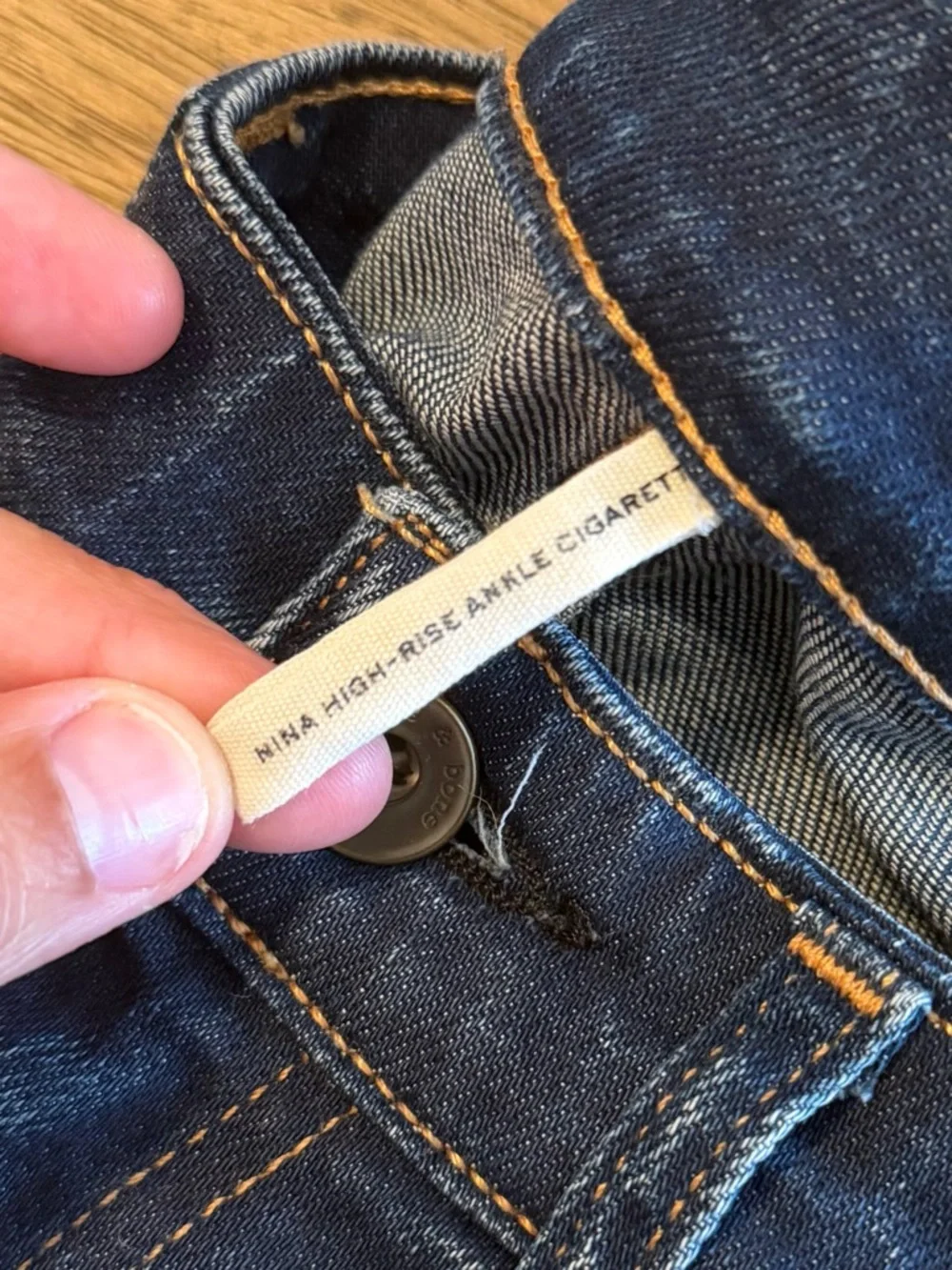 rag & bone Nina High Rise Ankle Cigarette Jeans | Size 27 - Picture 7 of 8